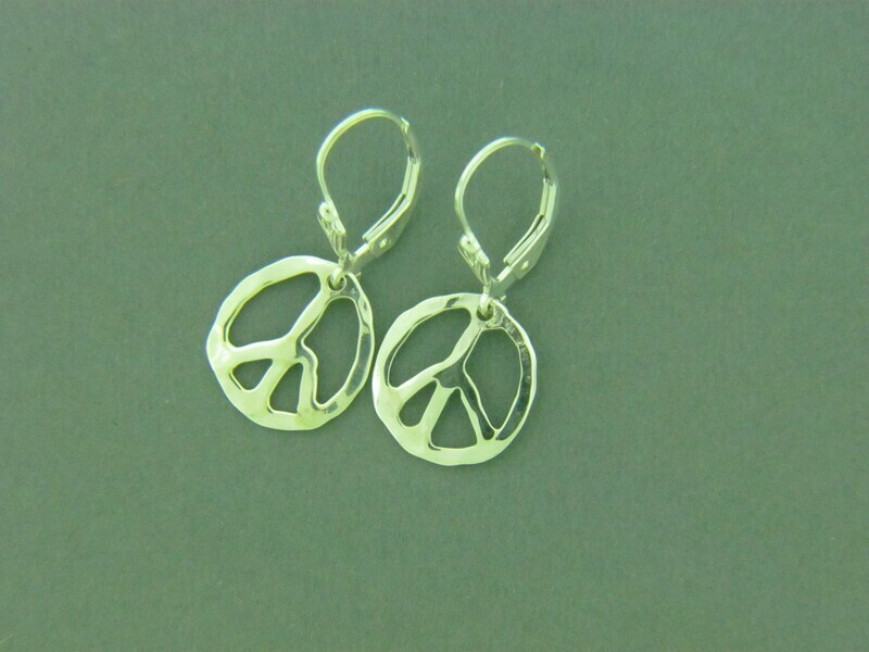 Small Peace Earrings