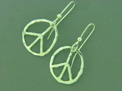 Medium Peace Earrings