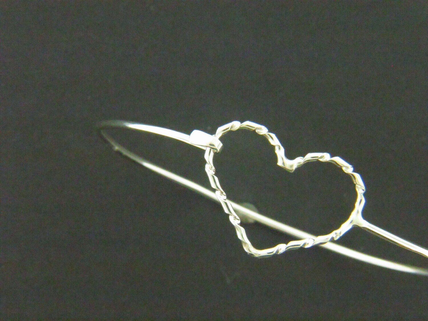 Large Heart Hook Bracelet