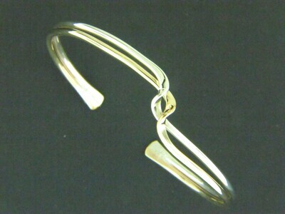 Entwined Wave Cuff