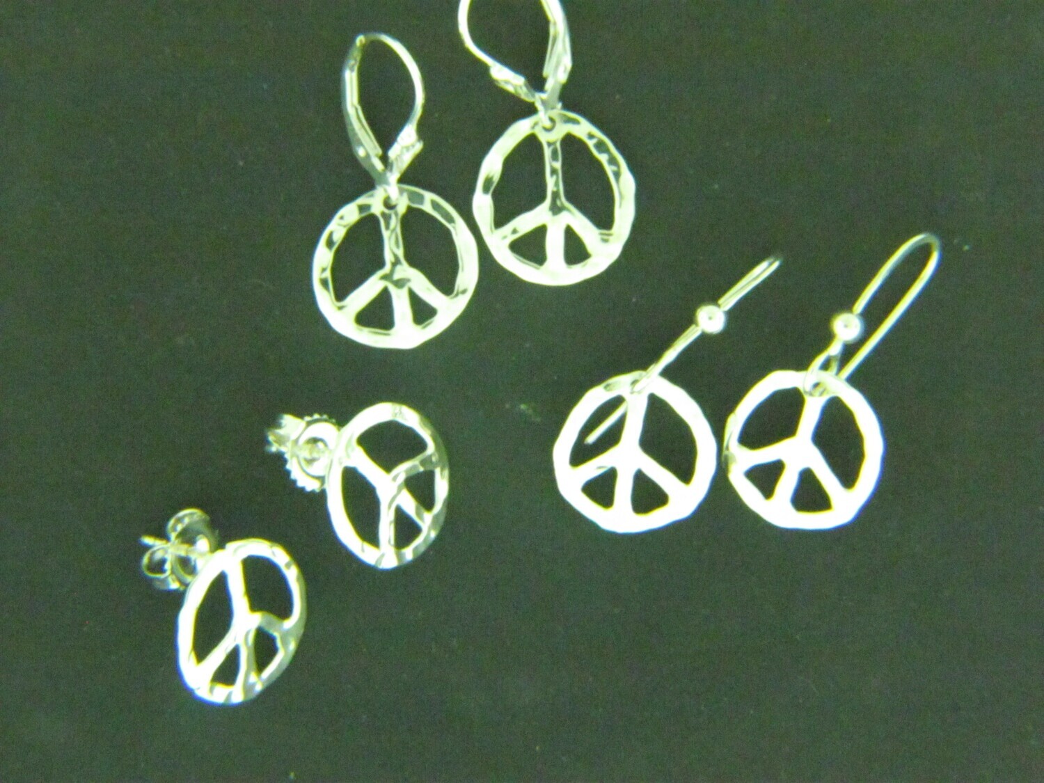 Small Peace Earrings