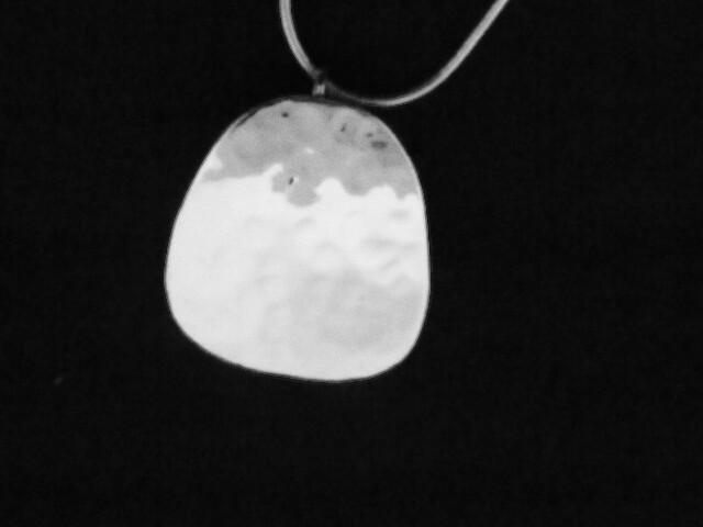 Hammered Plate Pendant