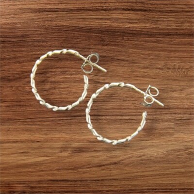 Small Twisty Hoops