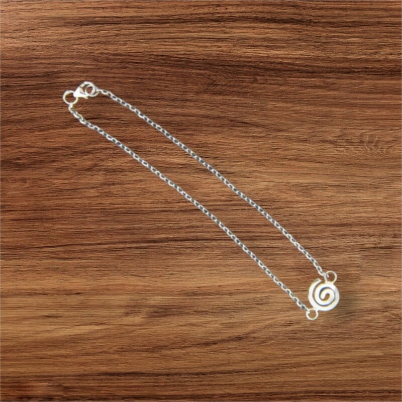 Chain Anklet - bracelet Swirl