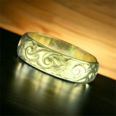 Ivy Print Ring