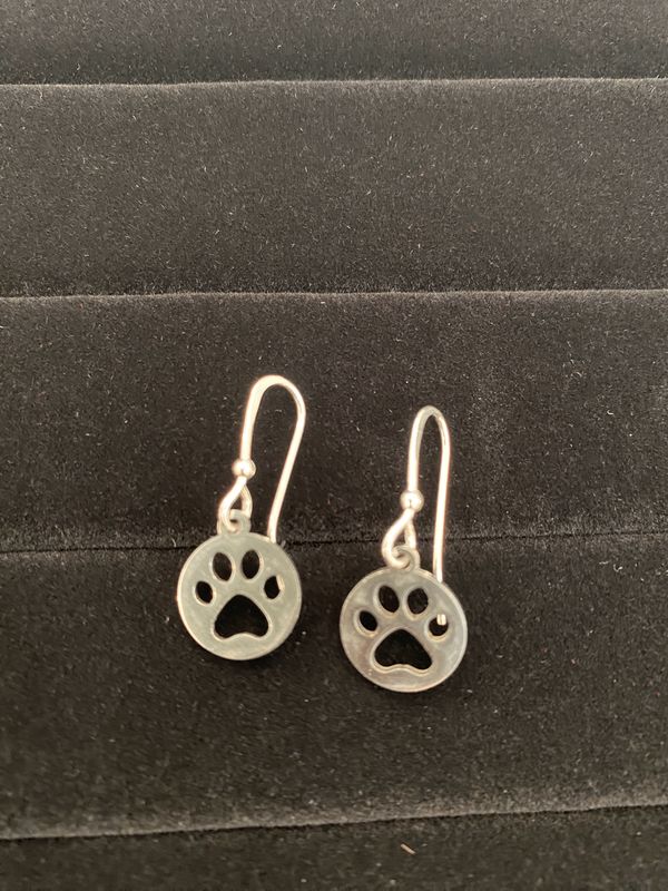 Marley Paw Print Earrings