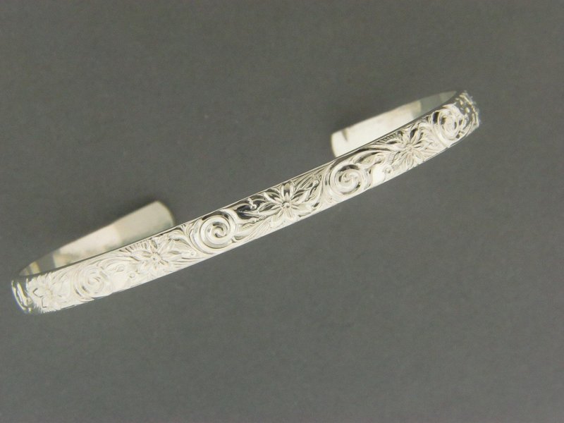 Print Swirl Cuff Bracelet