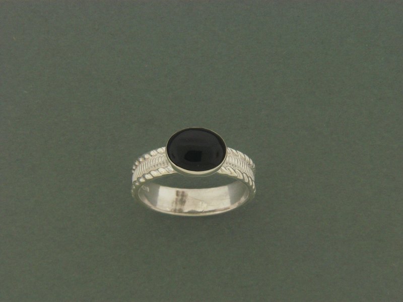 Braided Band  w/Stone