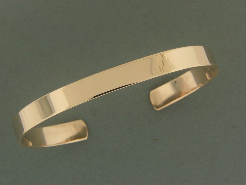 Gold Filled Flat Smooth Bracelet