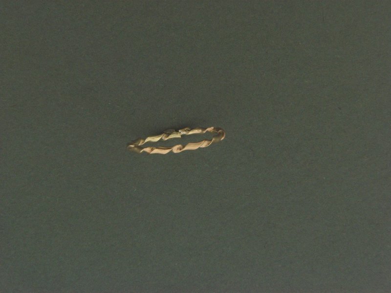 Gold Filled Twisty Skinny Ring