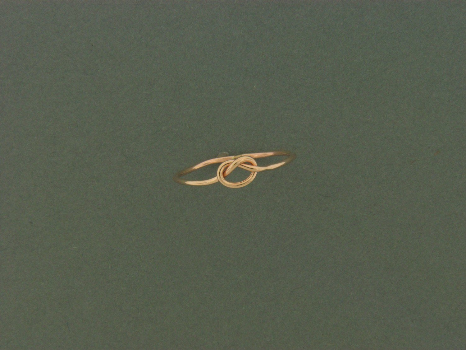 Gold Filled Knot Skinny Ring