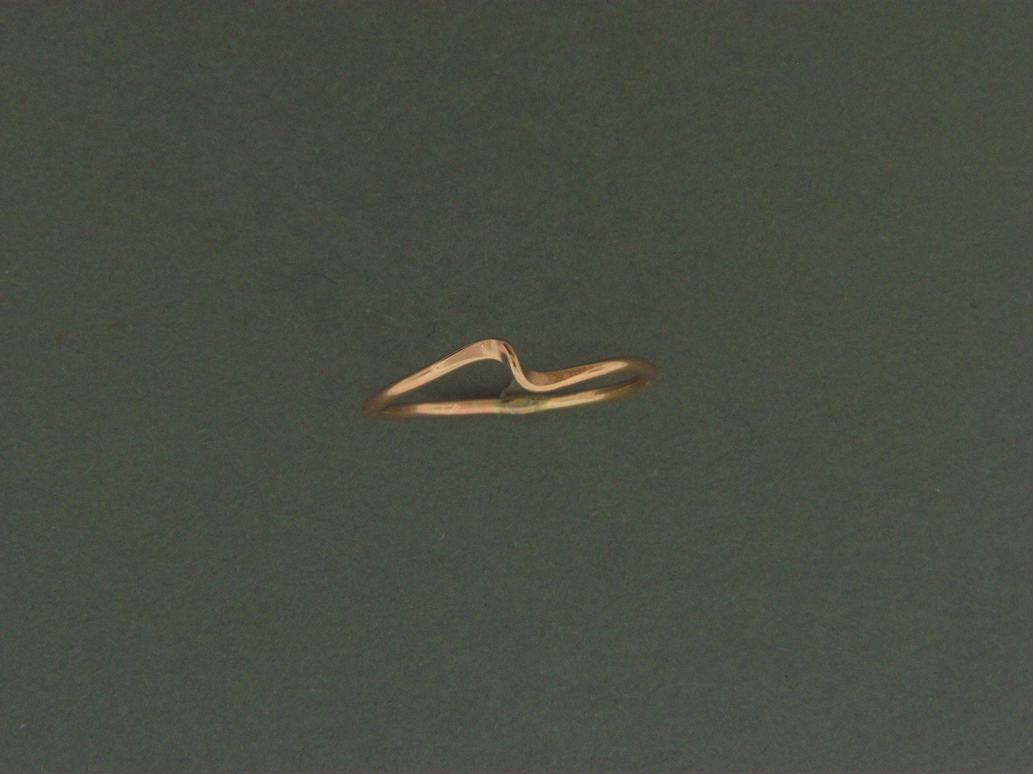 Gold Filled Wave Skinny Ring