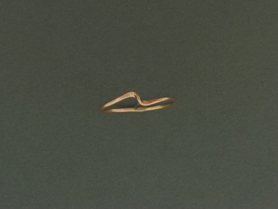 Gold Filled Wave Skinny Ring
