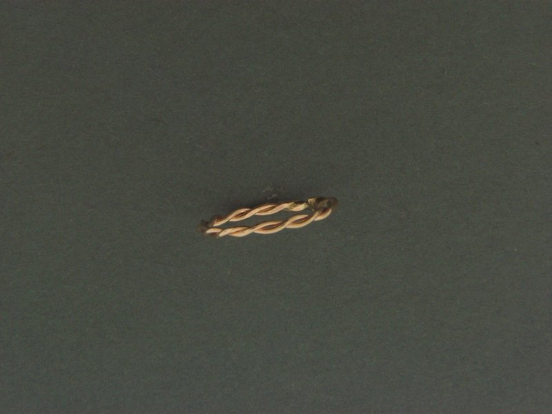 Gold Filled Double Twist Skinny Ring