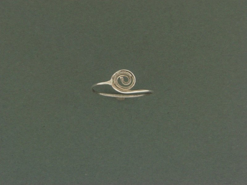 Swirl Skinny Ring