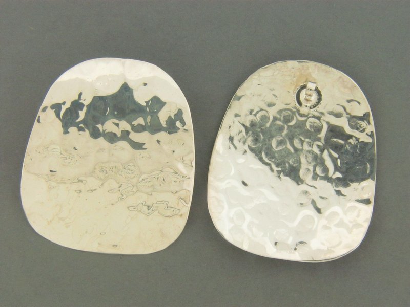 Large Plate  Hammered