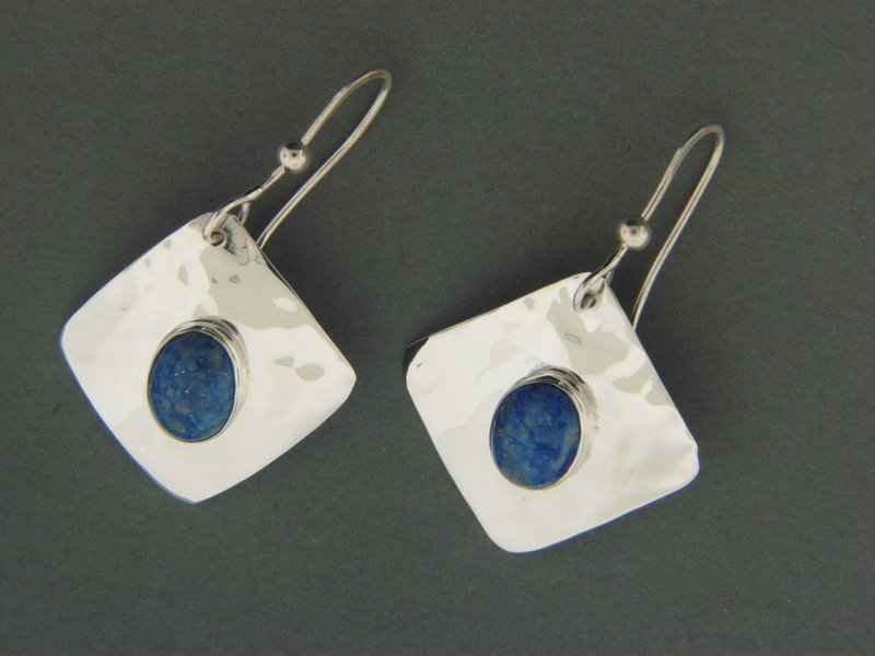 Square Plate w/Stone