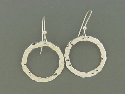 Open Hammered Circle Open Hammered Circle