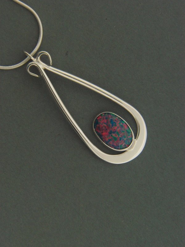 Heavy Tear w/ Stone Pendant