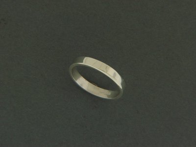 Thin Flat Smooth Ring