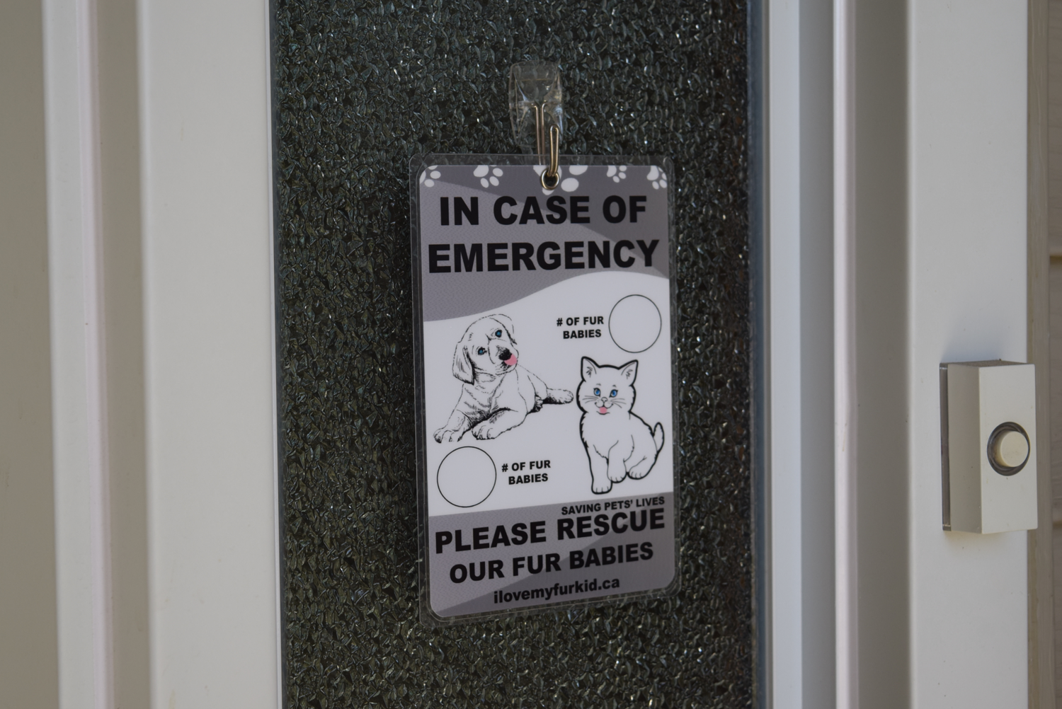 Generic Emergency Pet Sign