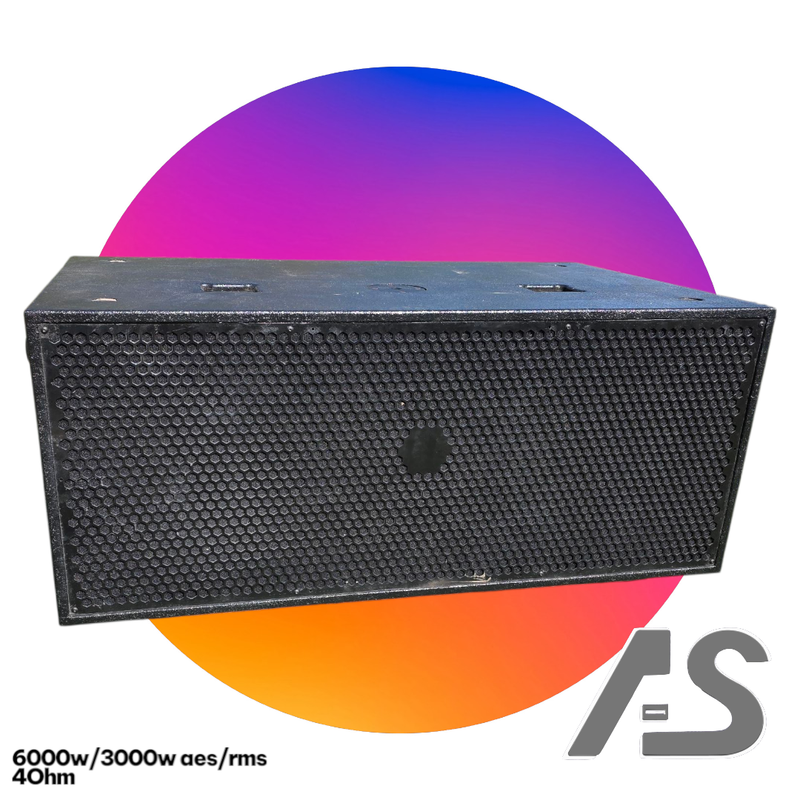 BK-30 Dual 18" Subwoofer - 6000W/AES 4Ohm Passiv
