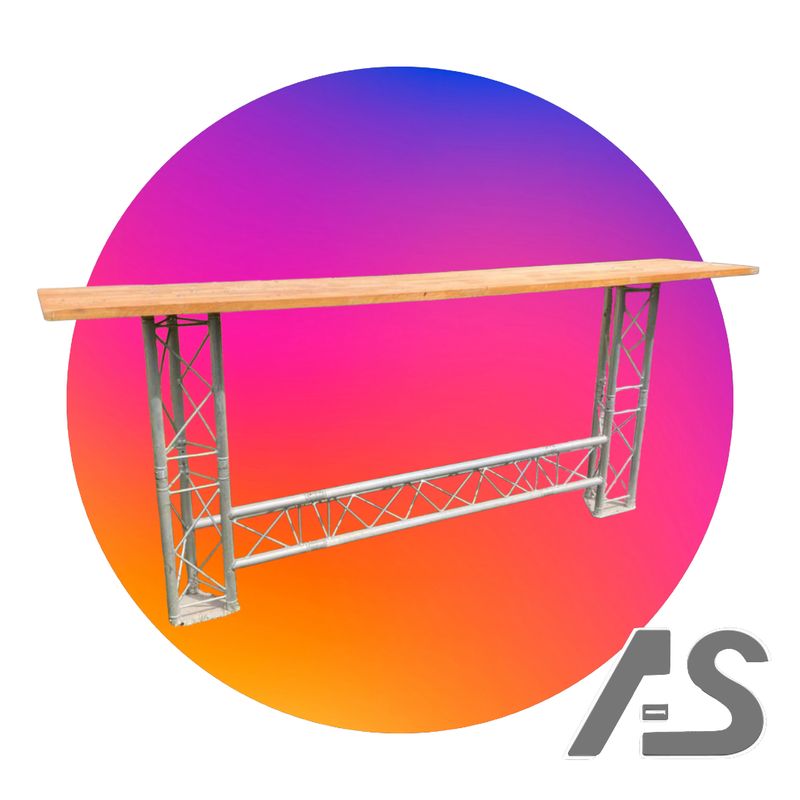 DJ-Desk - Bartisch – Tisch im Traversendesign