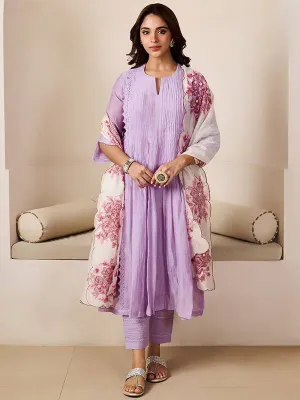 Teal Green Dori Embroidered Velvet Kurta with Pants- Set of 2