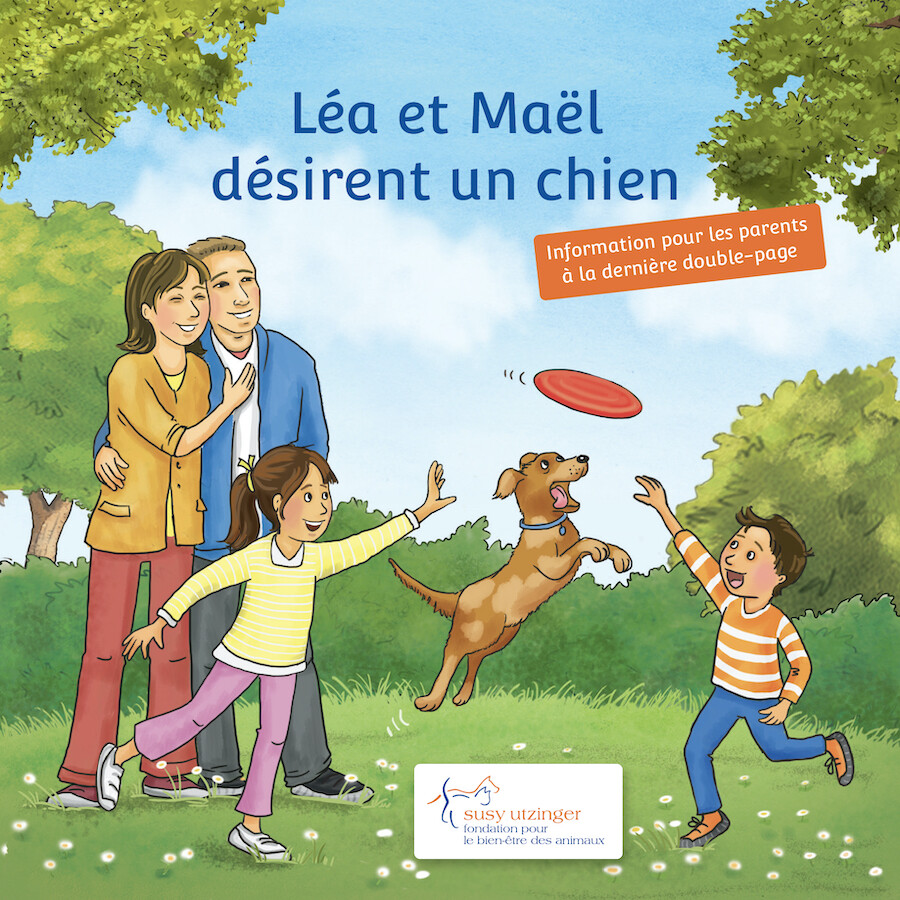 Livret pour enfants &quot;Léa et Mael désirent un chien&quot;