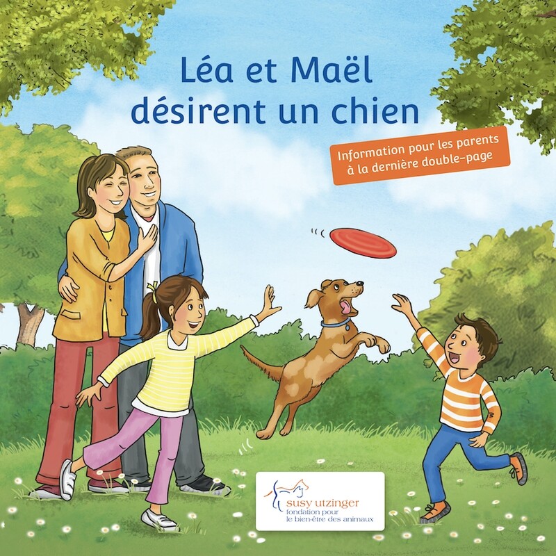 Livret pour enfants &quot;Léa et Mael désirent un chien&quot;