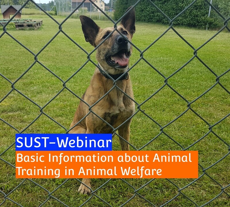 SUST-Webinar Basic Information about Animal Training in Animal Welfare
