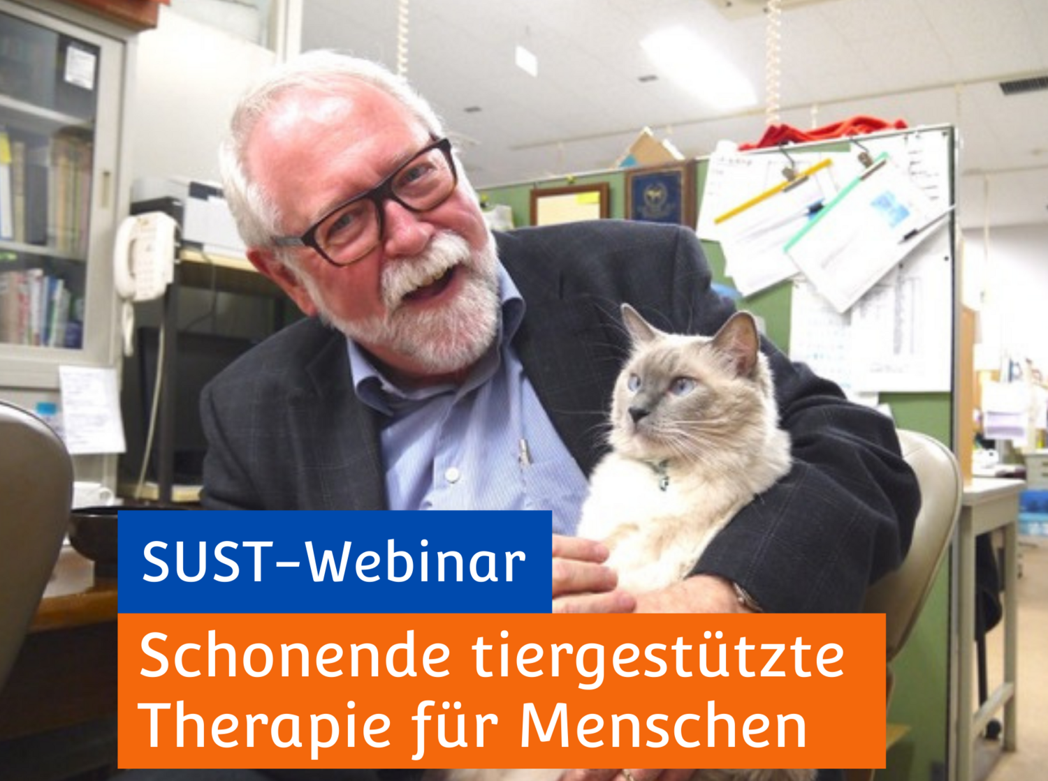 SUST-Webinar &quot;Schonende tiergestützte Therapie für Menschen&quot;