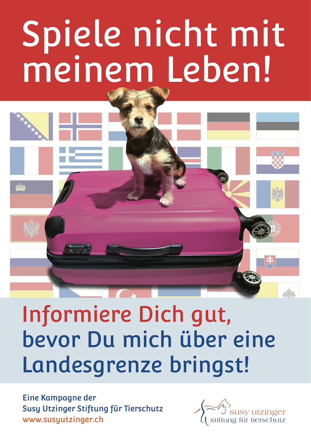 A5-Flyer: &quot;Spiele nicht mit meinem Leben!&quot;