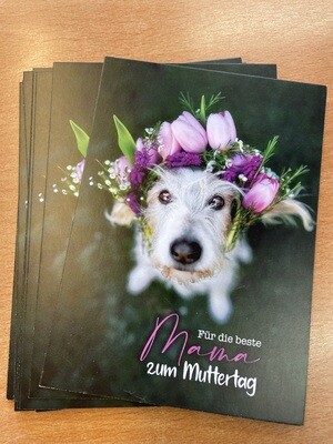 Fotokarte mit Spruch &quot;Für die beste Mama der Welt&quot;