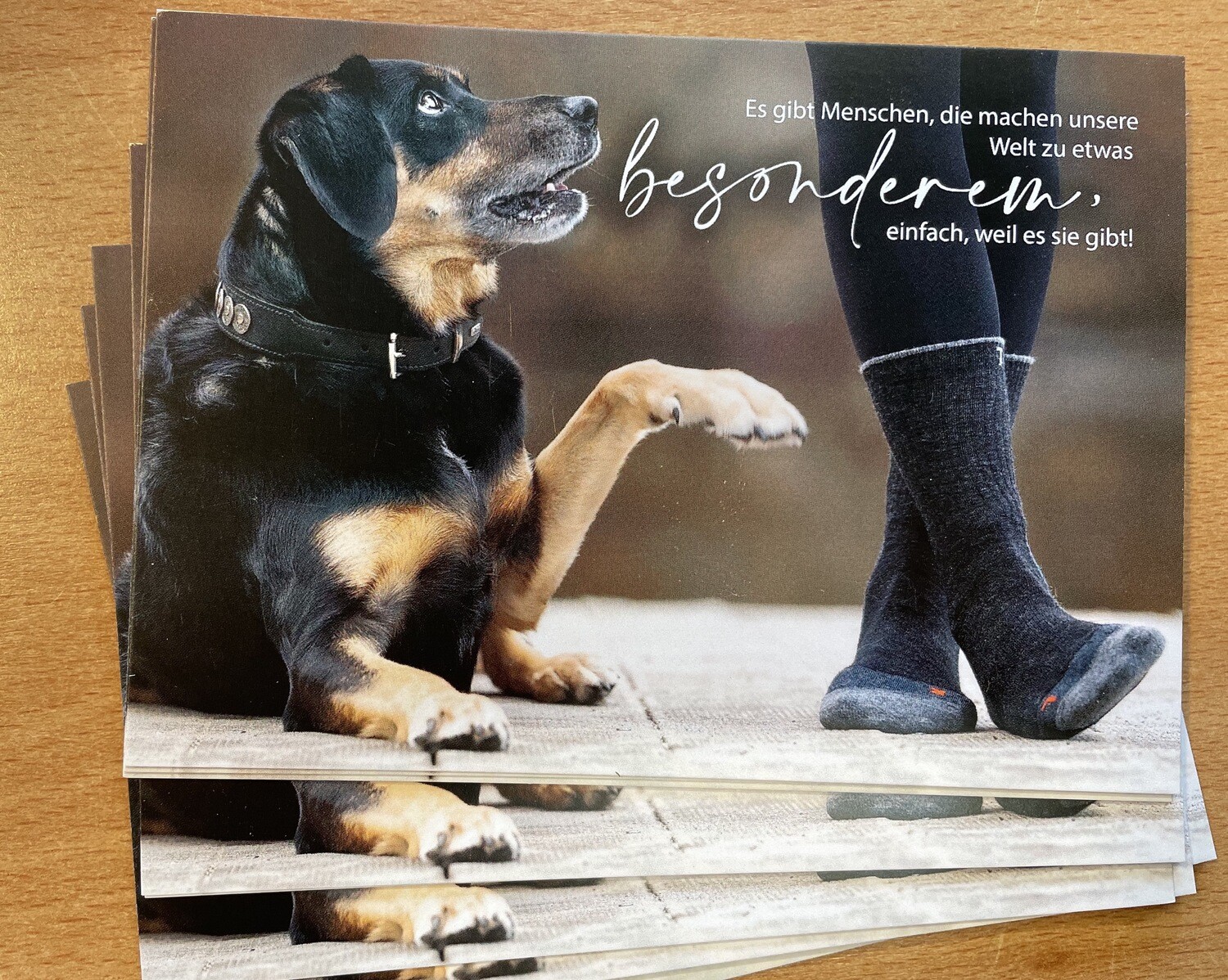 Fotokarte mit Spruch &quot;Etwas Besonderes&quot;