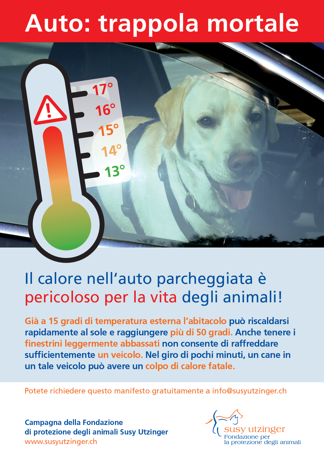 Manifesti e volantini: Auto: trappola mortale