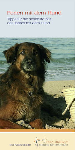 Broschüre &quot;Ferien mit dem Hund&quot;