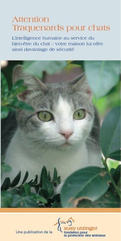Brochure &quot;Attention - Traquenards pour chats&quot;