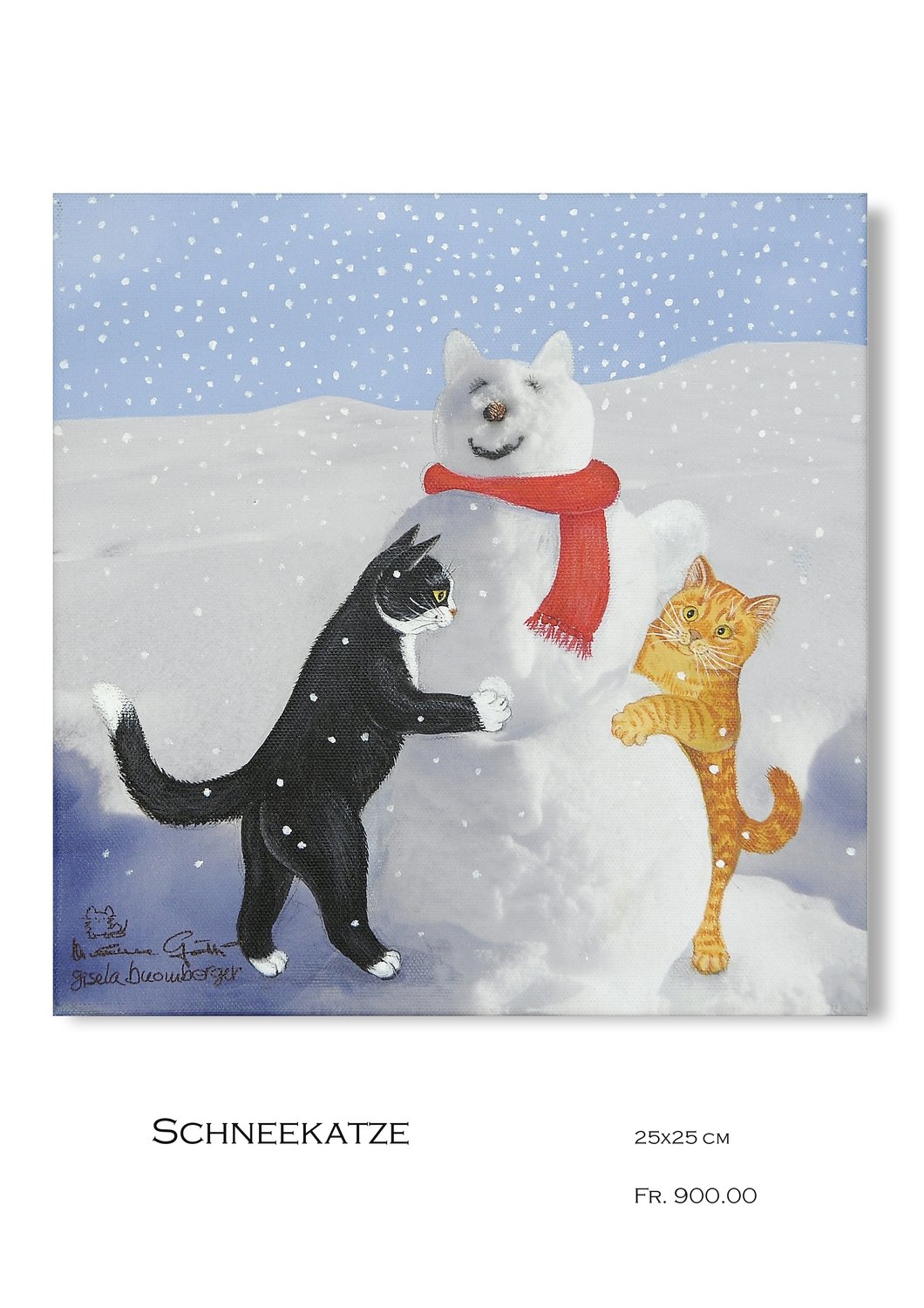 Schneekatze