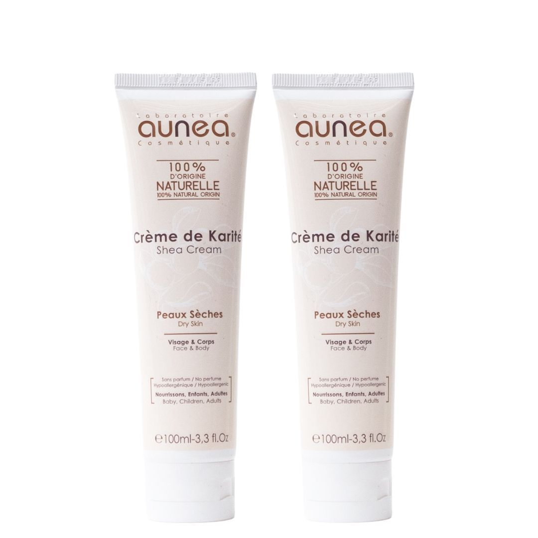 Lot de 2 Crèmes de Karité de 100 ml