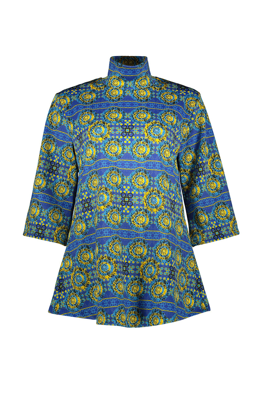 ROYALITY   KIMONO  SHIRT DRESS