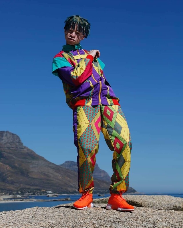 YELLOW DIAMOND  WINDBREAKER PANTS