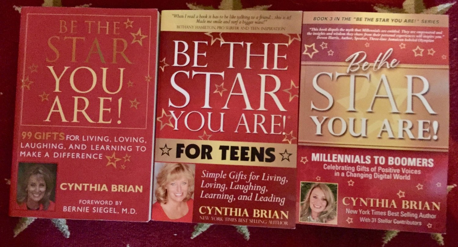 COLLECTOR'S THREE BOOK FIRST EDITION SERIES of BE THE STAR YOU ARE!