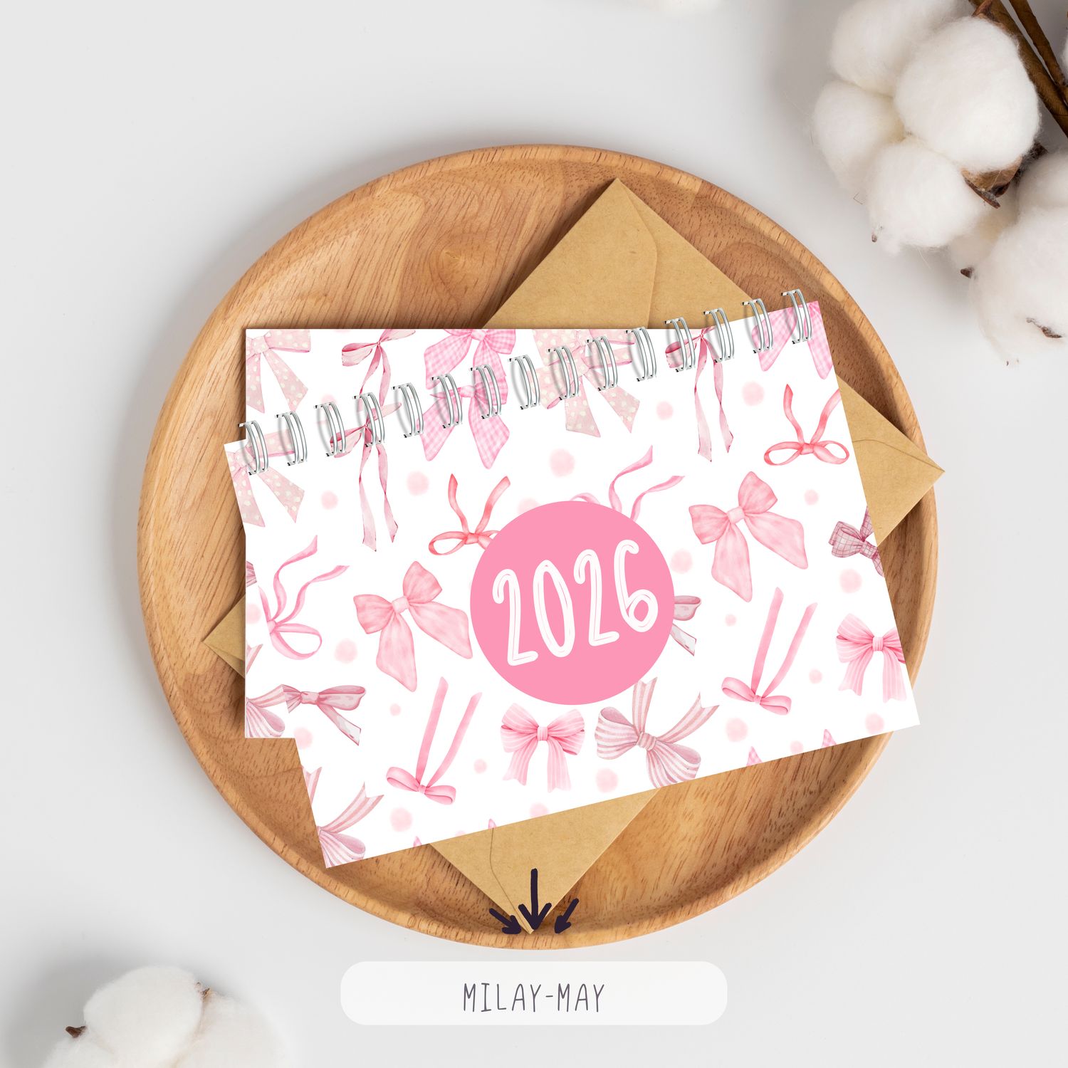 2026 Dagboek Afrikaans - Blush Bow