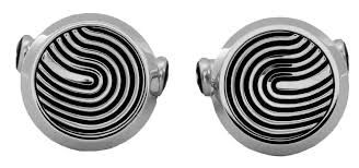 Cufflinks Sartorial Fingerprint Steel