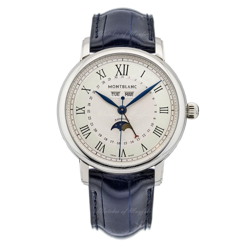 SS 42mm Auto Star Legacy Full Cal Blue All Strap