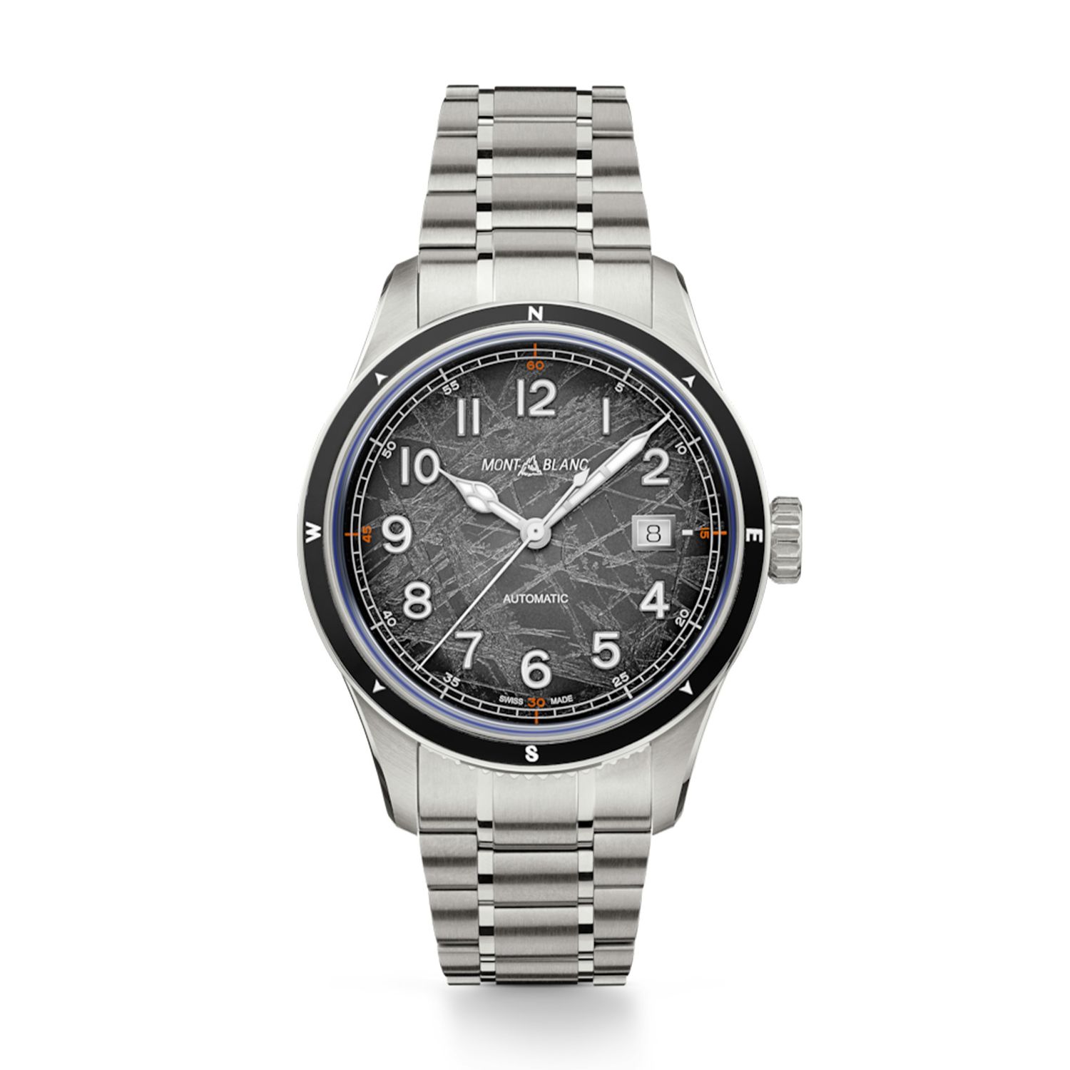 SS 41Mm Automatic 26 Jewel S Grey Dial Ss Bracelet