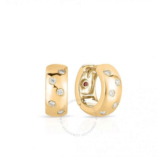 18K Yellow Gold Tiny Treasures Diamond Wrap Earrings