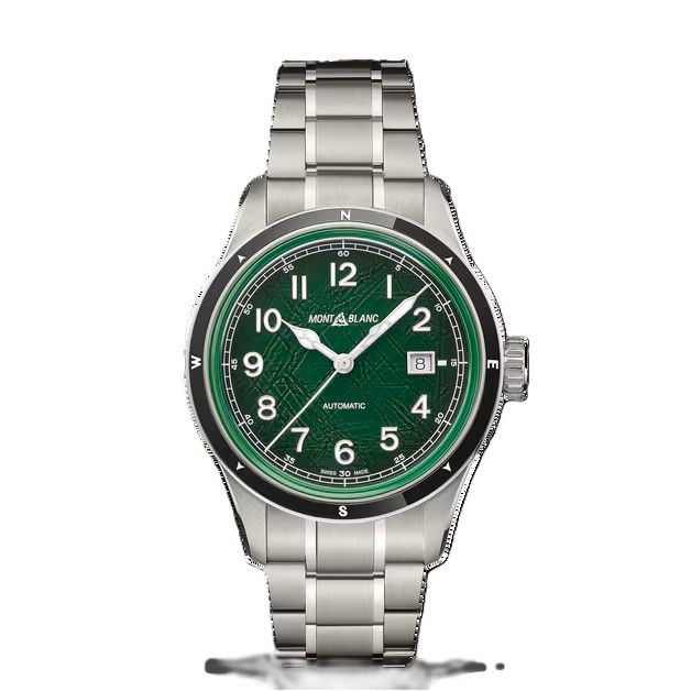 1858 Auto Green Dial Date 0 Oxygen