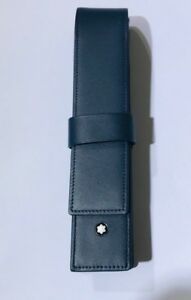 Leather Meisterstuck Pen Pouch Blue